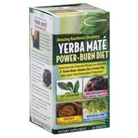 Irwin Naturals Vitamin Applied Nutrition Yerba Mate Power Burn Diet Tablets, 60 Ea