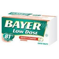 Bayer Regimen Tablets, Adult Low Strength Aspirin Pain Reliever, 81