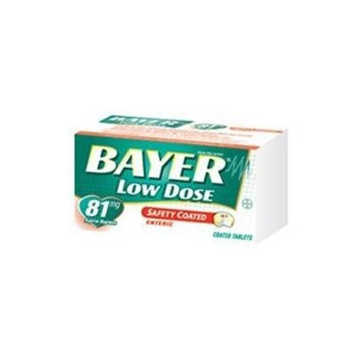 Bayer Regimen Tablets, Adult Low Strength Aspirin Pain Reliever, 81