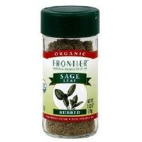 Frontier Natural Products Sage Leaf, Og, Rubbed, 0.40-Ounce