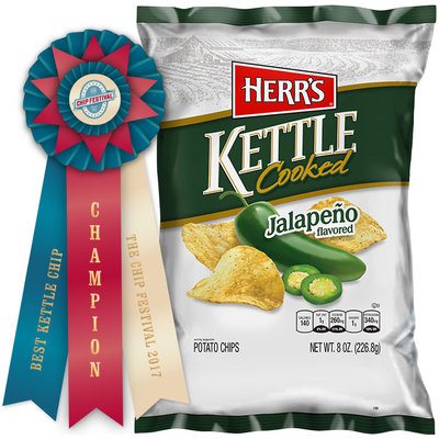 Herr's® Jalapeno Kettle Cooked Potato Chips