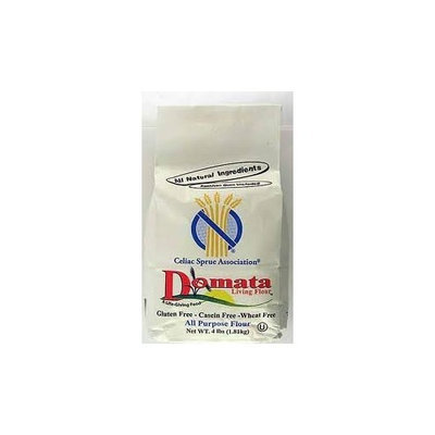 Domata Living Flour All Purpose 4 Lb (Pack Of 4)