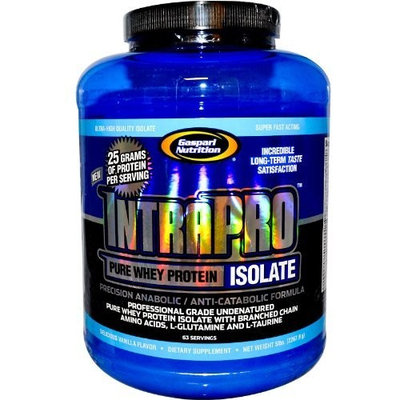 VitaBuilding Gaspari Nutrition IntraPro Pure Whey, Double Chocolate Flavor, 5 Lbs.