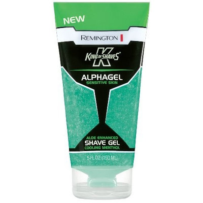Remington King of Shaves Alphagel Cooling Menthol Shave Gel 5 oz. (Pack of 2)