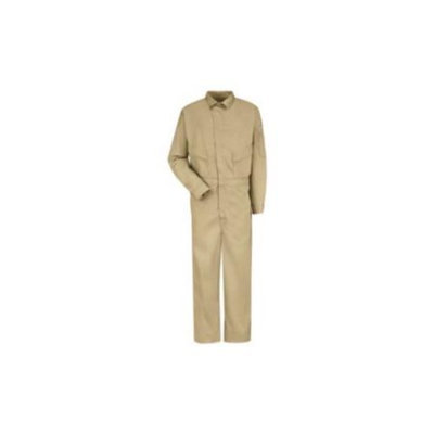 Bulwark 56 Men's Khaki Long Sleeve Coveralls CLD4KH LN 56-1