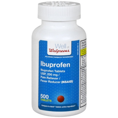 Walgreens Ibuprofen 200 mg 500 Tablets