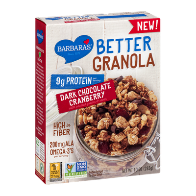 Barbara's Better Granola Dark Chocolate Cranberry