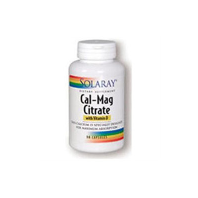 Solaray Calcium Magnesium Amino Aci - 90 Capsules - Calcium Magnesium