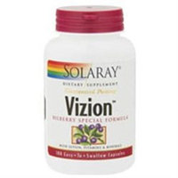 Solaray Vizion Bilberry Special Formula - 180 Capsules