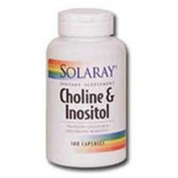 Solaray Choline & Inositol 500 MG - 100 Capsules - Other Vitamins