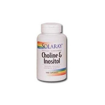 Solaray Choline & Inositol 500 MG - 100 Capsules - Other Vitamins