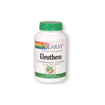 Solaray Eleuthero Siberian Ginseng 425 MG - 180 Capsules - Other Herbs