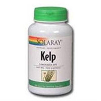 Solaray Kelp with Folic Acid - 180 Vegetarian Capsules