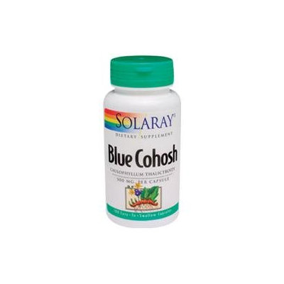 Solaray Blue Cohosh Root - 500 mg - 100 Capsules