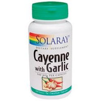 Solaray Cayenne with Garlic - 540 mg - 100 Capsules