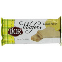 LiOR Lemon Wafer, 7-Ounce Packages (Pack of 24)