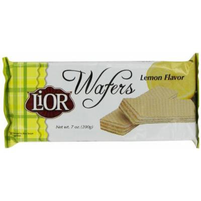 LiOR Lemon Wafer, 7-Ounce Packages (Pack of 24)
