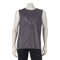 Men's Marvel The Punisher Muscle Tee, Size: XL, Med Grey