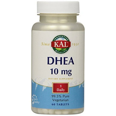 KAL DHEA-10 Tablets, 10mg, 60 Count