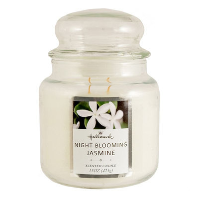 Hallmark Night Blooming Jasmine 15-oz. Jar Candle, White