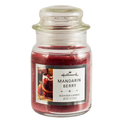 Hallmark Mandarin Berry 4-oz. Jar Candle, Red