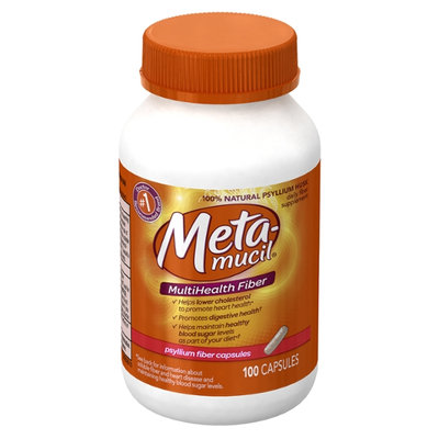 Metamucil Psyllium Fiber Capsules 100 Count