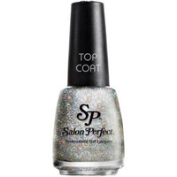 Salon Perfect Professional Nail Lacquer, 613 Cosmic Dust, 0.5 fl oz, Top Coat