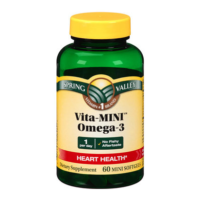Spring Valley Vita-MINI Omega-3 Dietary Supplement Mini Softgels
