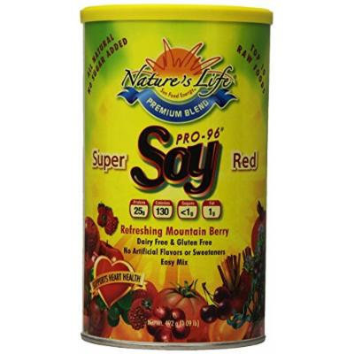 Nature's Life Soy, Super Red, Refreshing Mountain Berry, 3 Count