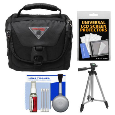 Precision Design PD-C25 Camera / Camcorder Case with Rain Cover & Tripod + Accessory Kit