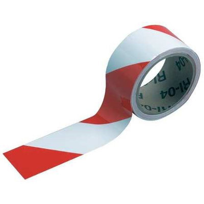 BRADY 55296 Warning Tape, Roll,2In W,54 ft. L