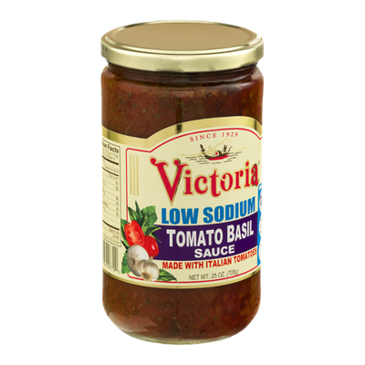 Victoria Tomato Basil Sauce Low Sodium