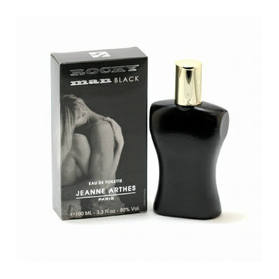Rocky Man Black by Jeanne Arthes Eau De Toilette Spray 3.4 Oz
