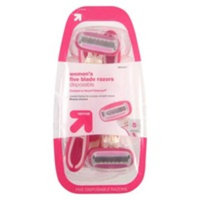 up & up™ Women's 5 Blade Disposable Razors - 5 ct