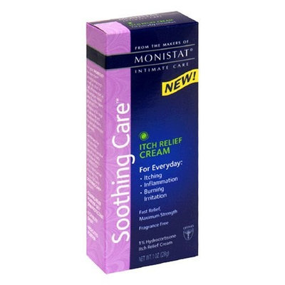 Monistat Soothing Care Itch Relief Cream, Maximum Strength, 1 oz.