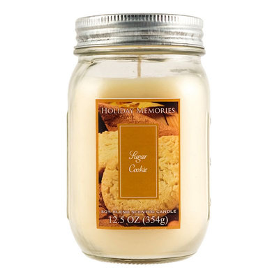 Holiday Memories Sugar Cookie 12.5-oz. Mason Jar Candle, Multicolor