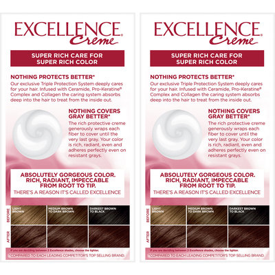 L'Oreal® Paris Excellence® Creme Triple Protection Color 2-1 Kit