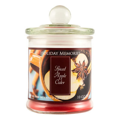 Holiday Memories Spiced Apple Cider 10-oz. Jar Candle, Red