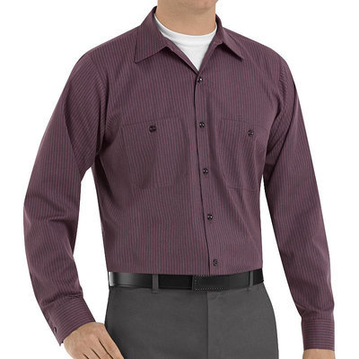 Red Kap Durastripe Work Shirt Multi-color 3X