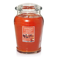 Yankee Candle simply home Dried Orange Spice Large Jar Candle, Med Orange