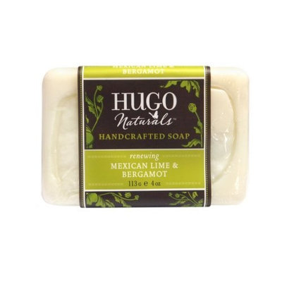 Hugo Naturals Bar Soap, Mexican Lime and Bergamot, 4 Ounce (Pack of 2)