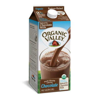 Organic Valley® Reduced Fat 2% Chocolate Milk, Half Gallon