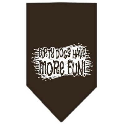 Ahi Dirty Dog Screen Print Bandana Cocoa Small