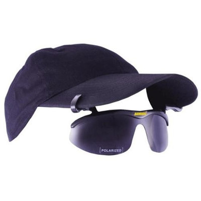 Bangerz HS0100BP Clip-On Flip-Up Sunwear Vision - Black Frame-Gray Polarized Lens