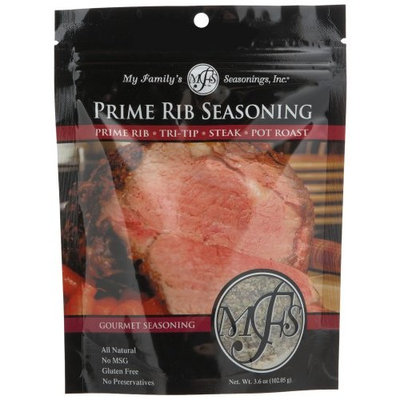 My Family's Seasonings, Inc. Prime Rib Seasoning, 3.6-Ounce Pouches (Pack of 6)