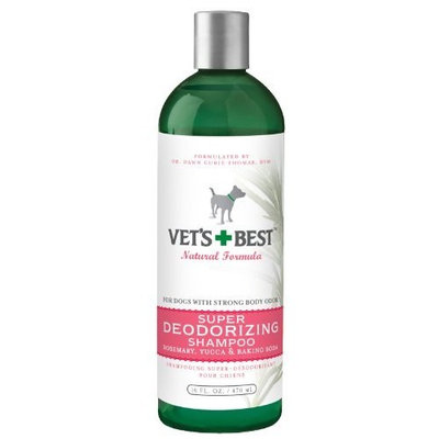 Veterinarians Best Vet's Best Super Deodorizing Dog Shampoo, 16 Ounces