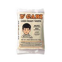 D'gari Dgari, Gelatin Prep Milk Walnut, 6-Ounce