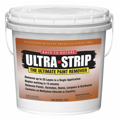 Ultra-strip BACKTONATURE US01 Paint and Varnish Remover, 1 gal.