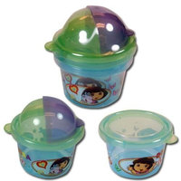 Disney Dora The Explorer 2pk Snack Storage Containers Zak Paks