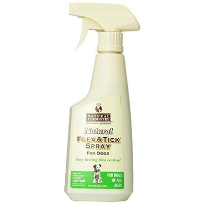 Natural Chemistry Natural Flea and Tick Spray for Dogs, 16-Ounce